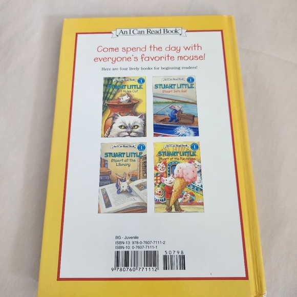 Adventures Of Stuart Little | I Can Read Book | Hardcover | 4 Stories | 128 Page - Picture 11 of 11